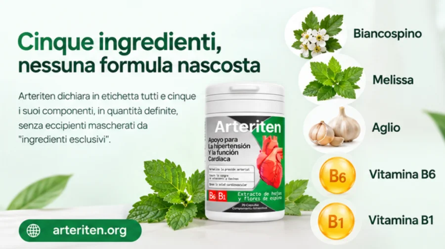 Die fünf auf der Verpackung von {{OFFER_NAME}} deklarierten Zutaten