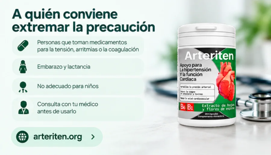 Grupos a los que conviene extremar la precaución con {{OFFER_NAME}}
