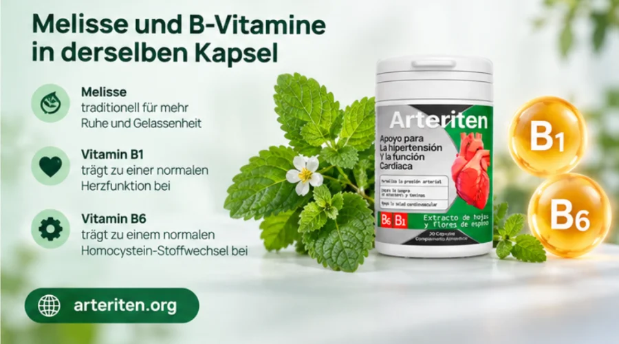 Melisse und B-Vitamine kombiniert in {{OFFER_NAME}}
