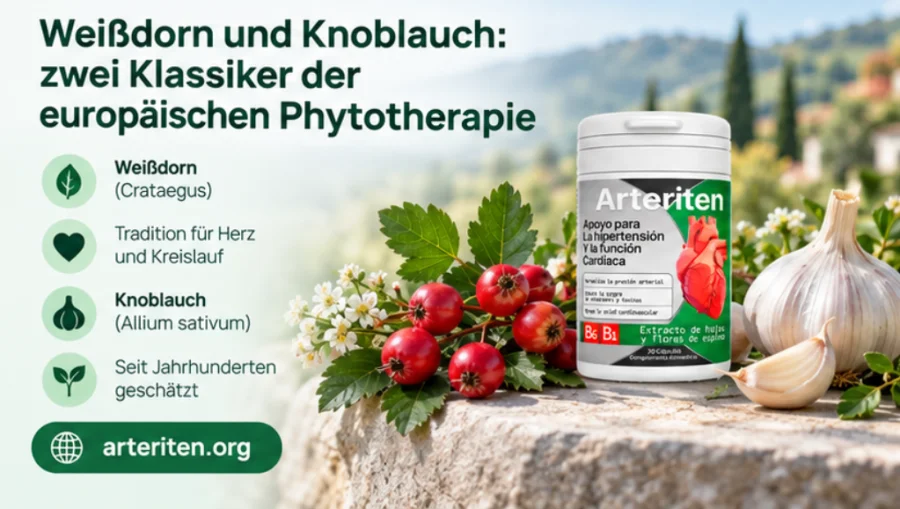 Weißdorn und Knoblauch, zwei Pflanzen der europäischen Phytotherapie in {{OFFER_NAME}}