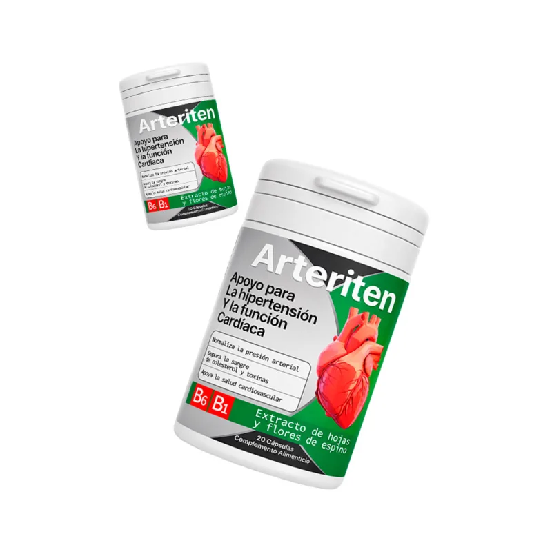 Flacone di Arteriten, primo piano dell'etichetta